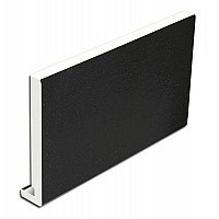 250mm Black Ash Finish 9mm uPVC Full Replacement Fascia – 5m | No Backing Timber Required