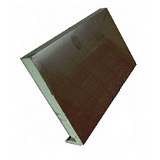 410mm Dark Brown 16mm uPVC Gable Box End – 1.2m | Full Replacement Fascia