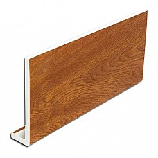 9mm Light Oak uPVC Fascia Cover Board 150mm x 5m