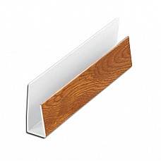 Light Oak Soffit 5m Edge Trim