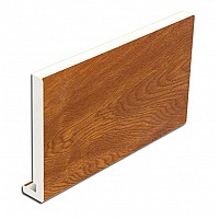 16mm Light Oak uPVC Fascia Boards - 150mm x 5m