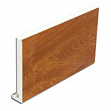 16mm Light Oak uPVC Fascia Boards - 150mm x 5m