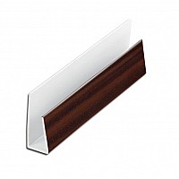 Hollow Soffit / Cladding Starter Edge Trim Mahogany