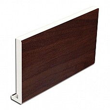 150mm uPVC Rosewood 16mm Full Replacement 5m Fascia Board | No Backing Timber Needed