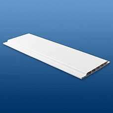100mm UPVC Hollow Soffit Board – Tongue and Groove, White, 5m Length