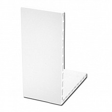White uPVC Rigid Angle Trim 100mm x 80mm 90º