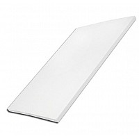 Flat UPVC Soffit Board - 9mm x 400mm x 5m (White)