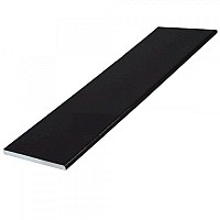 150mm Plain Black 10mm uPVC 5m Flat Board / Soffit