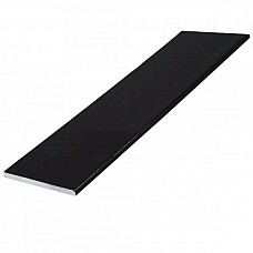 150mm Plain Black 10mm uPVC 5m Flat Board / Soffit