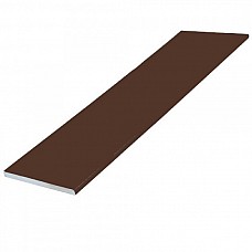 200mm Dark Brown uPVC Flat Soffit Board – 5m | 9mm Thick | Multi-Purpose