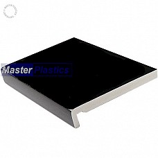 18mm 175mm x 5m Plain Black Fascia Board