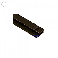 5m Plain Brown Hollow Soffit / Cladding Starter Edge Trim – 10mm