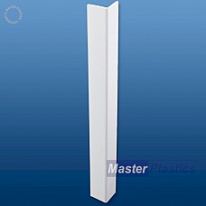 25mm (2mm) x 25mm (3mm) Plastic UPVC Rigid Angle 2.5m