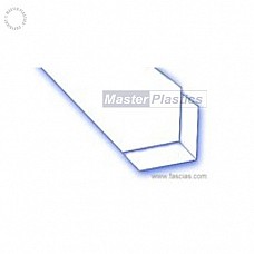 10mm x 5m Hollow Soffit Internal Corner – uPVC