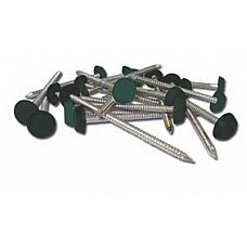 Green 30mm Polytop Pins – Stainless Steel Nails for Soffit & uPVC Boards (250 pcs)