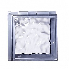 Clear Gloss Glass Like Finish Light Weight Glas Block Wall Effect 