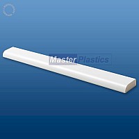 Brilliant White uPVC 25mm Pencil Round Fillet – 5m Length