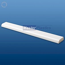 Brilliant White uPVC 25mm Pencil Round Fillet – 5m Length