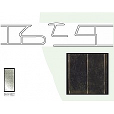 Silver Feature Strip for Internal Cladding
