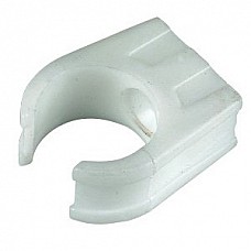 21.5mm Overflow Pipe Clip - White PVC-U