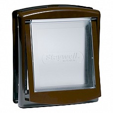 Petsafe / Staywell 730 Small Pet Door - Brown with See-Through Flap