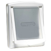 Petsafe / Staywell 760 Large Dog Door - White with See-Through Flap