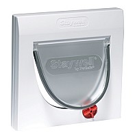 Petsafe Staywell 19 - 4-Way Locking Cat Flap - White Petsafe Staywell 19 - 4-Way Locking Cat Flap - White
