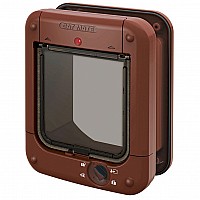 PetMate - Cat Mate Microchip 360 Cat Flap - Brown