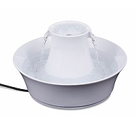 Drinkwell® Ceramic Avalon Dog Water Fountain – 2L Capacity with Charcoal Filter