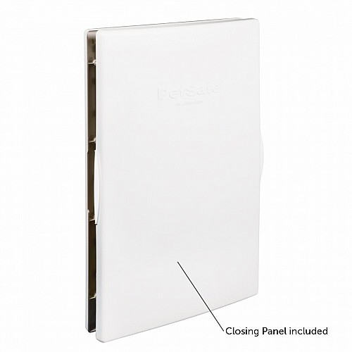 PetSafe Extreme Weather Energy Efficient Pet Door – Large, White