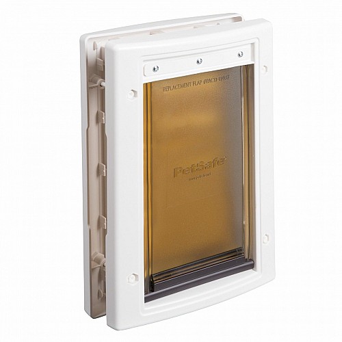 PetSafe Extreme Weather Energy Efficient Pet Door – Small, White