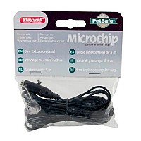 Petsafe Black 5-Meter Extension Lead for PetPorte Microchip Cat Flap | Adds 5 Meters for Extended Reach