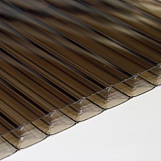 16mm Polycarbonate Triple Wall / Multi-Wall Bronze Sheet – 2000mm x 1050mm High-Performance Roofing