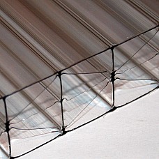 1500mm x 1050mm x 25mm Polycarbonate Five-Wall Multi-Wall Clear Roofing Sheet