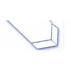 Hollow Soffit/Cladding External Corner - 10mm x 5m