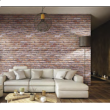 Traditional Red Brick (Matte) Decor Panel - 2.6mtr x 250mm x 7.5mm x 4 Pack