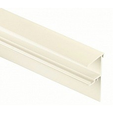 3m Polycarbonate Roof Edge Trim - 16mm White