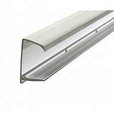 16mm Polycarbonate Sheet End Closure - White