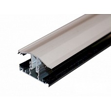 2.0m White Polycarbonate Glazing Bar Snap Down Bar (10-16-25mm)