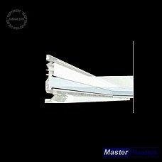 35mm Polycarbonate Self Supporting Wall Plate - White