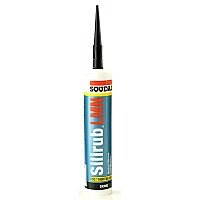 Soudal Black Silicone – Premium Neutral Silicone Sealant for Construction, Glazing, and Industrial Use