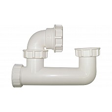 FloPlast 40mm Low Level Bath Trap – 50mm Seal with Overflow Access